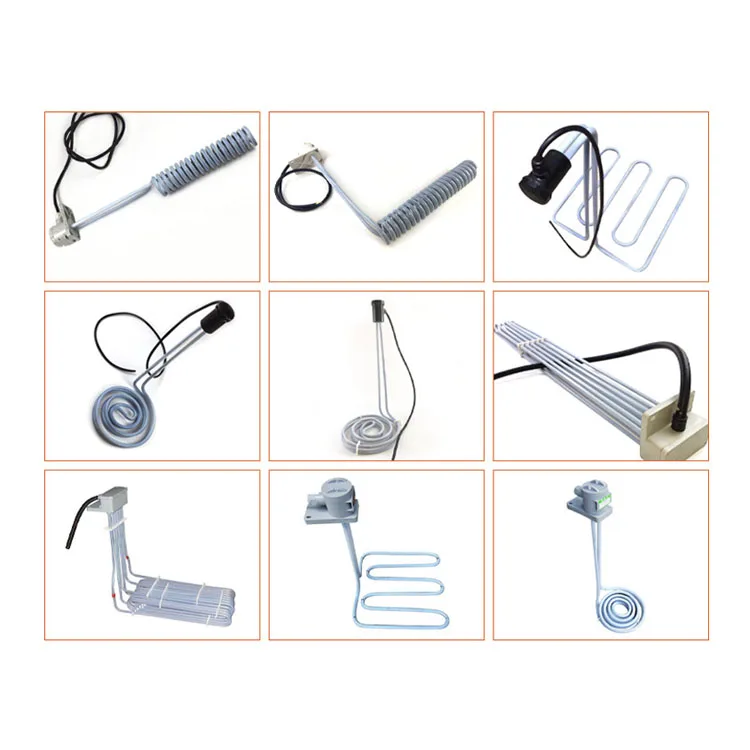 220V/380 V 1kw 2kw Ptfe Immersion résistant aux acides élément de chauffe-eau à Immersion enduit de Ptfe pour l'industrie de la galvanoplastie - Image 6