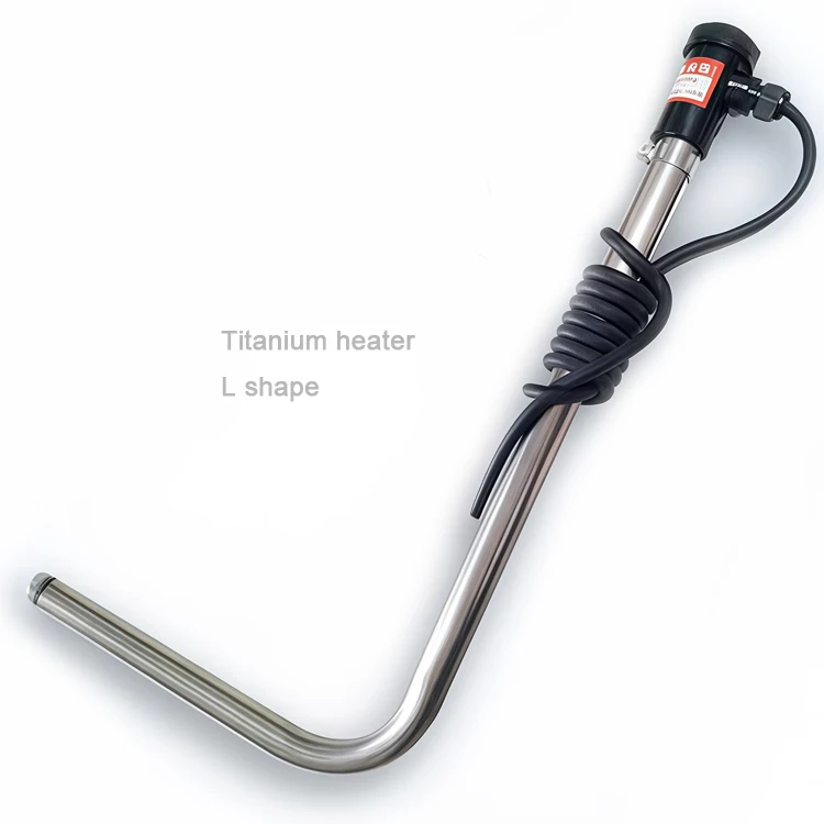 OEM 220v 2KW Titanium Heating Tube Electroplating Tank Heater Heating Element 25mm Diameter 580mm Length Electrohydraulic Heater - Image 3