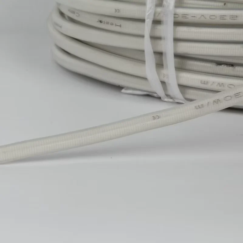 220V Silicone Rubber 25W/M 30W Heat Trace Cable Parallel Constant Power Heater Wire Cable 2*0.75mm2 - 图片 4