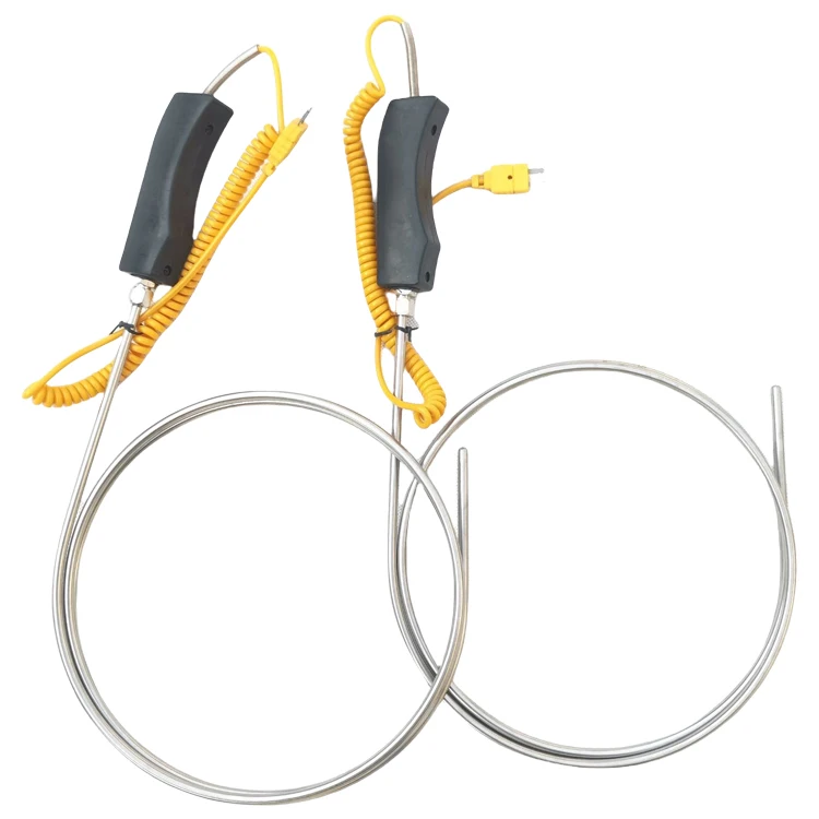 5*30mm k Type Thermocouple Handle Temperature Sensor Mineral Insulated Stainless Steel Probe N K E J Pt100 for Aluminum Water