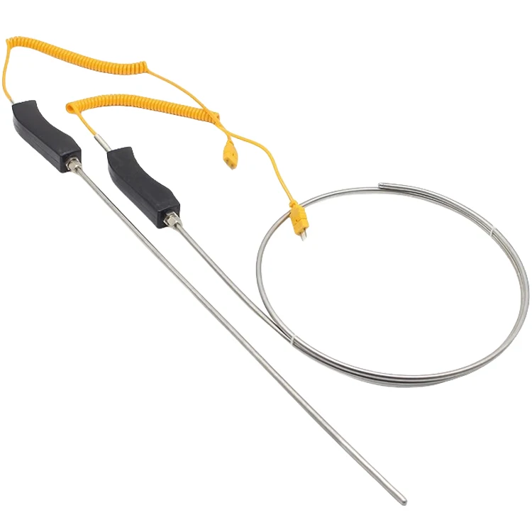 5*30mm k Type Thermocouple Handle Temperature Sensor Mineral Insulated Stainless Steel Probe N K E J Pt100 for Aluminum Water - Image 2