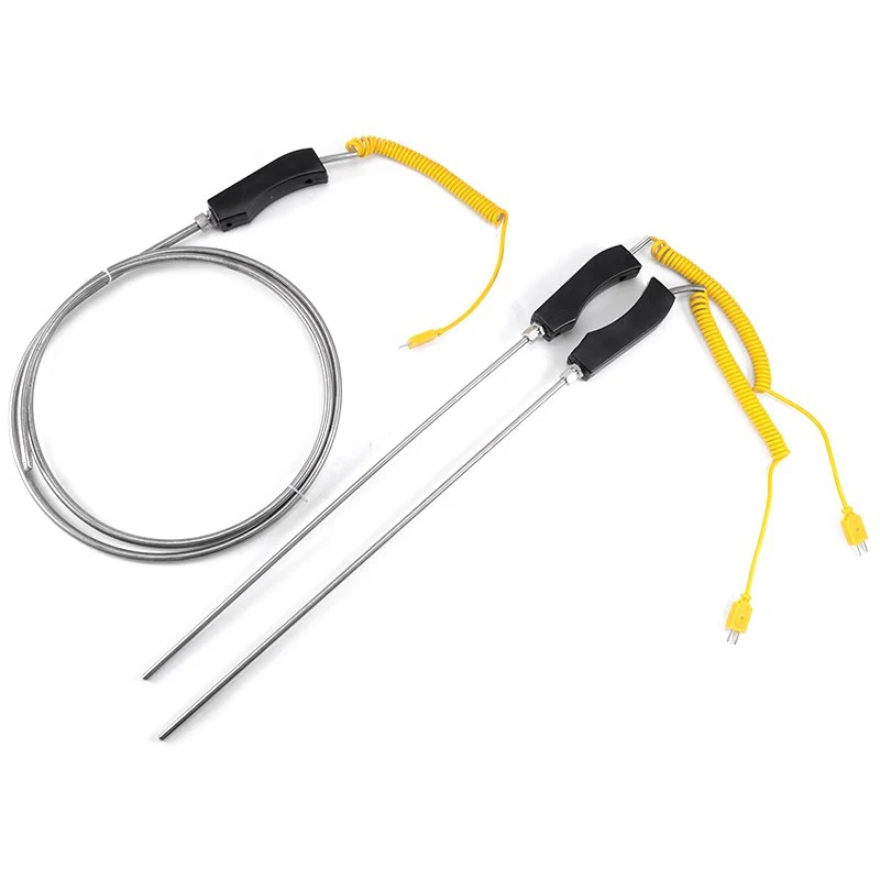 5*30mm k Type Thermocouple Handle Temperature Sensor Mineral Insulated Stainless Steel Probe N K E J Pt100 for Aluminum Water - Image 3
