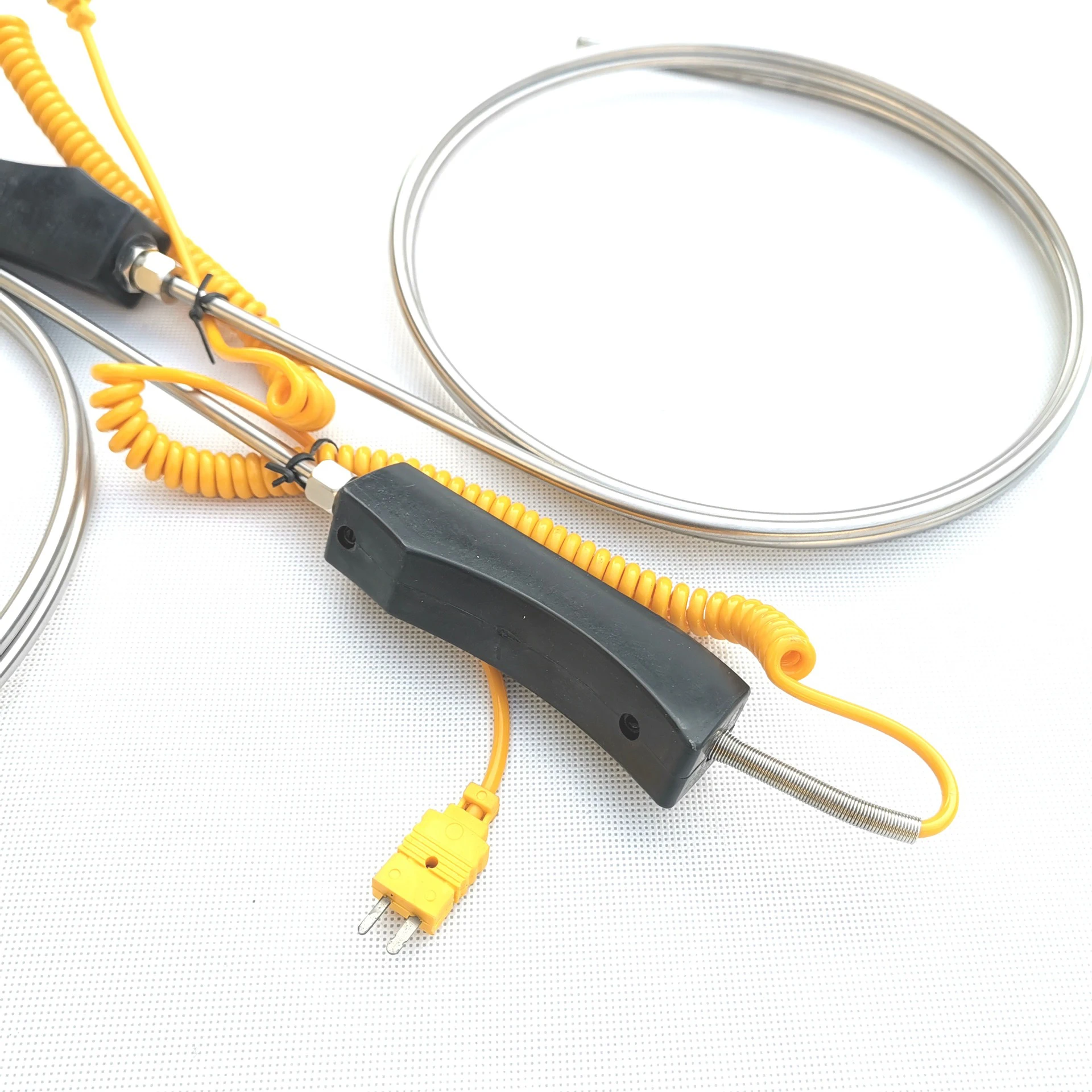 5*30mm k Type Thermocouple Handle Temperature Sensor Mineral Insulated Stainless Steel Probe N K E J Pt100 for Aluminum Water - Imagem 4