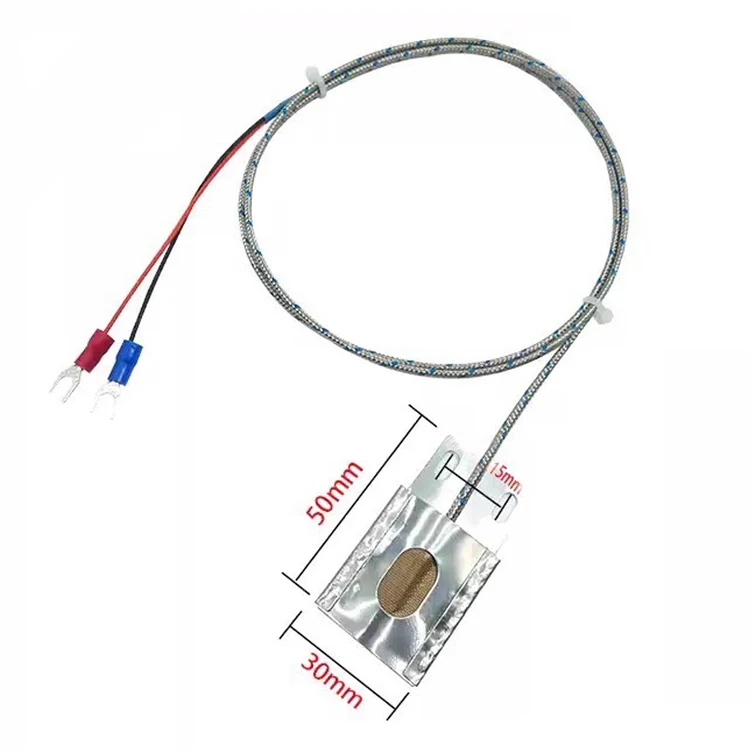 Adhesive Thermocouple Pt100 Ring Patch Platinum Thermal Resistance Temperature Sensor RTD Temperature Sensor SMD Chip - Imagem 3