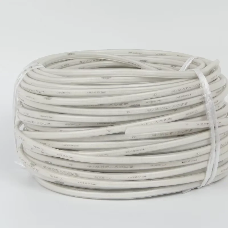 25W/M 30W 220V Silicone Rubber Heat Trace Cable Parallel Constant Power Heater Cable Wire 2*0.75mm2 - 图片 5