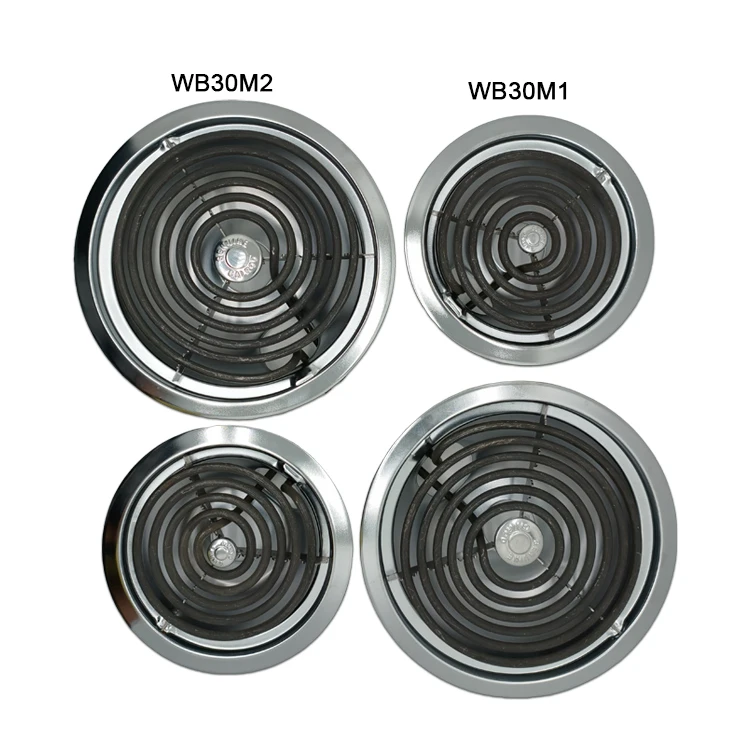 304 Stainless Steel Oven Heating Element Electric Coil Tubular Heater With Drip Pans WB30M1 WB30M2 4pcs Per Set