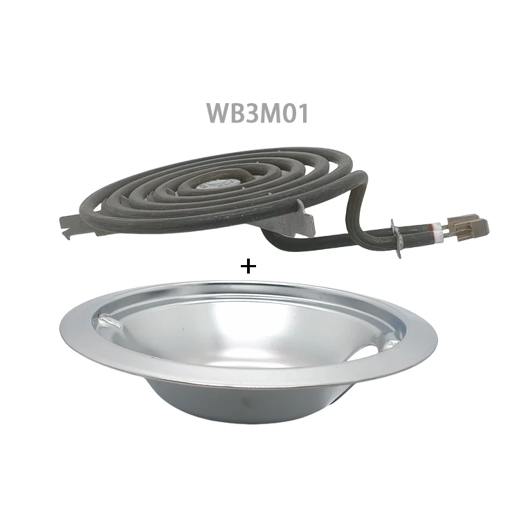 1.3KW Stainless Steel Oven Electric Coil Tubular Heater With Drip Pans Electric Replacement Element WB30M1 Heating Element - Imagem 2