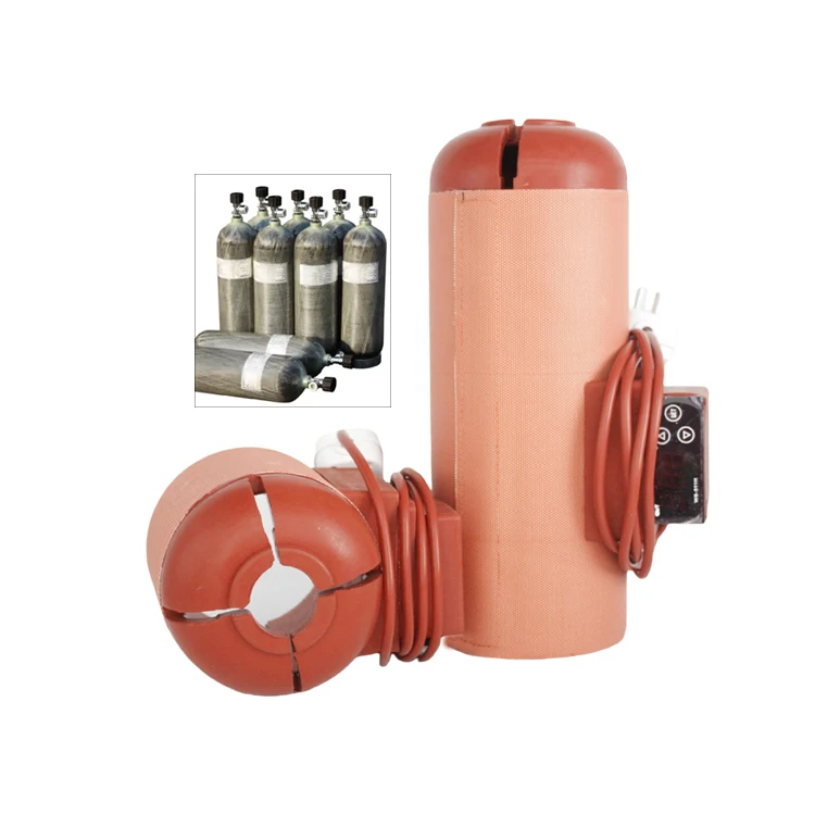 OEM 220V Silicone Rubber Heater with Temperature Controller Electric Flexible Heating element for Respirator