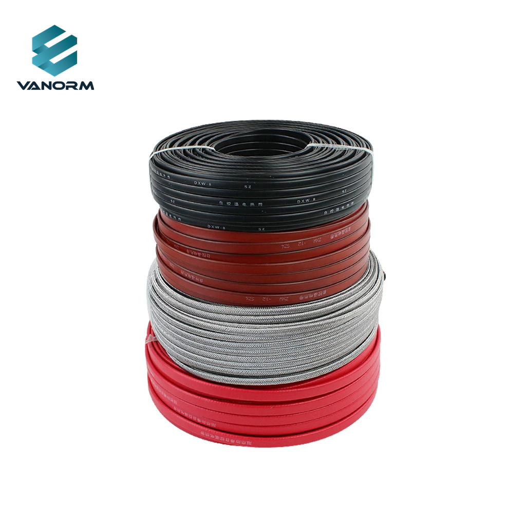 220V 30W Low Voltage Electric Self-Regulating Heating Cable Roof Pipe Driveway Flexible Silicone Heater Automatic Motor - Image 5