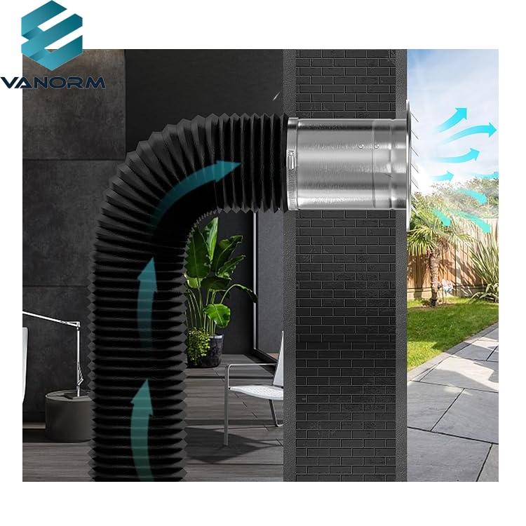 Stainless Steel Black/white/gray Air Outlet Vent Round Soffit Vents Dryer Vent Cover Louver Grille Cover Ducting Air Ventilation - Imagen 5