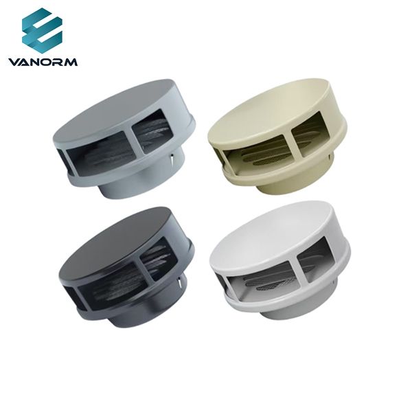 Customized Painted 304 Stainless Steel Ventilation Cap with Rainproof and Ventilation Function for Exterior Walls