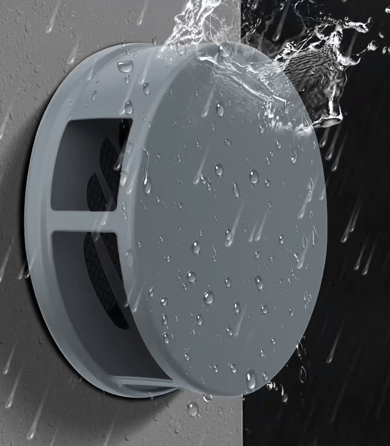 Customized Painted 304 Stainless Steel Ventilation Cap with Rainproof and Ventilation Function for Exterior Walls - Image 3