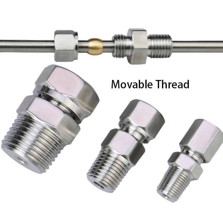 Movable Ferrule Thread Adjustable M6 M8 PT1/8 Screw Industrial Use B/R/S/K/N/J/T Thermocouple OEM & ODM Supported - Imagem 5