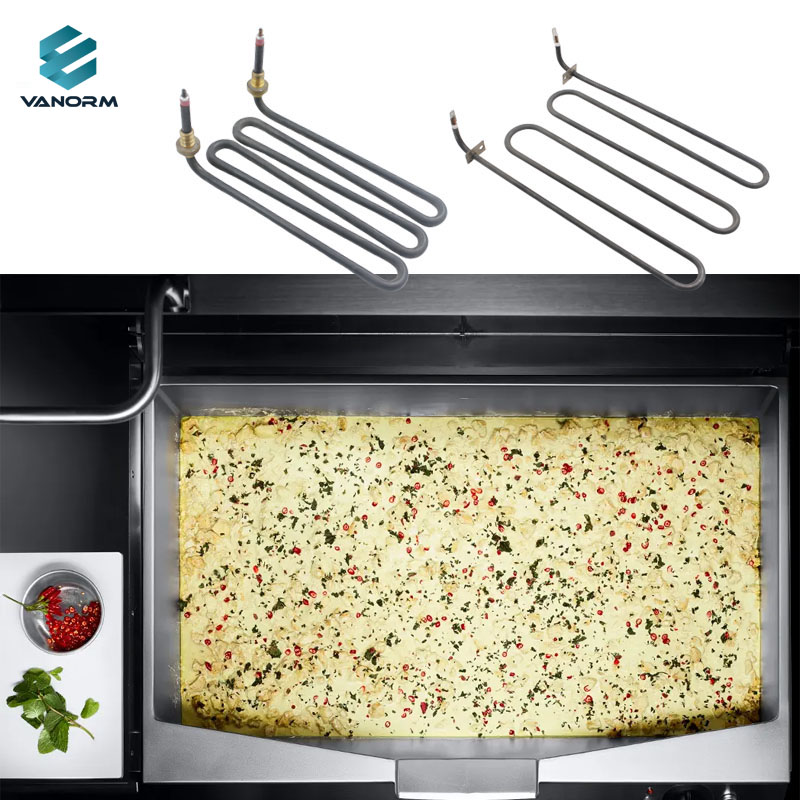 220V 1300W 2000W Electric Tubular Heating Element Stainless Steel/incoloy Core Components Motor for Deep Fryer Oven Grill Pan - Image 5