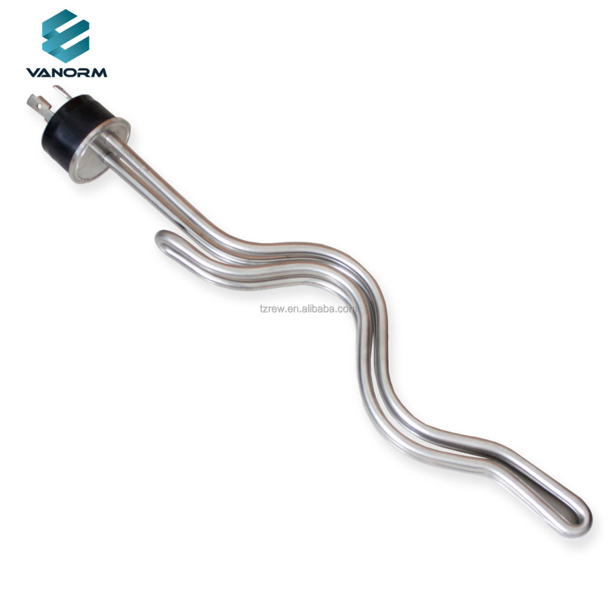240V 6500W Tri-clamp Ripple Beer Brewing Heating Element Stainless Steel Immersion Water Heater with 3-Wire Electrical Locking