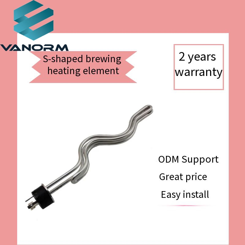 240V 6500W Tri-clamp Ripple Beer Brewing Heating Element Stainless Steel Immersion Water Heater with 3-Wire Electrical Locking - Image 4