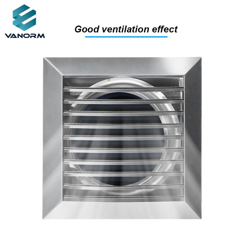 Stainless Steel Grating Movable Louvered Bathroom Exhaust Fan Exterior air Intake Rainproof Ventilation Louvers - Image 3