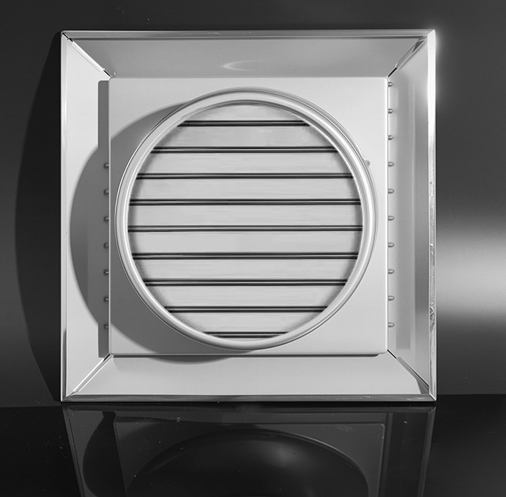 Stainless Steel Grating Movable Louvered Bathroom Exhaust Fan Exterior air Intake Rainproof Ventilation Louvers - Image 6