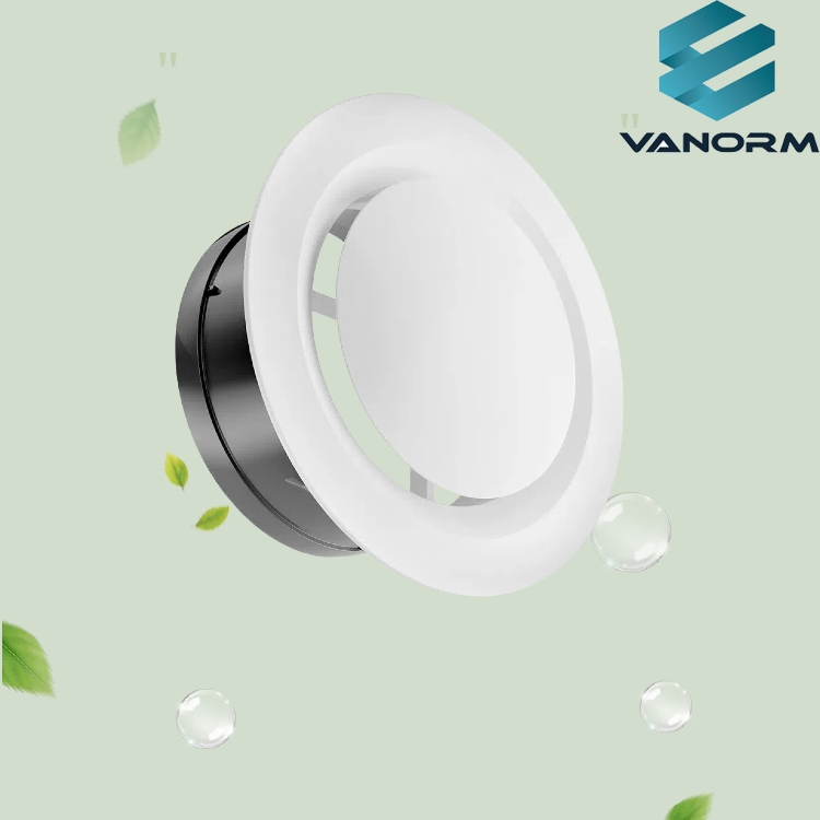 ABS New air Conditioning System's Exhaust and Supply air Circular Louvre Ventilation Opening Cover Mesh Hood and Exhaust Outlet - Image 4