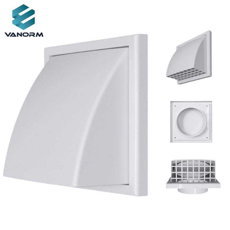Exhaust Vent Ventilation Opening Exterior Wall Rainproof Ventilation Cap Wind Cover Exhaust and Ventilation Duct Outlet