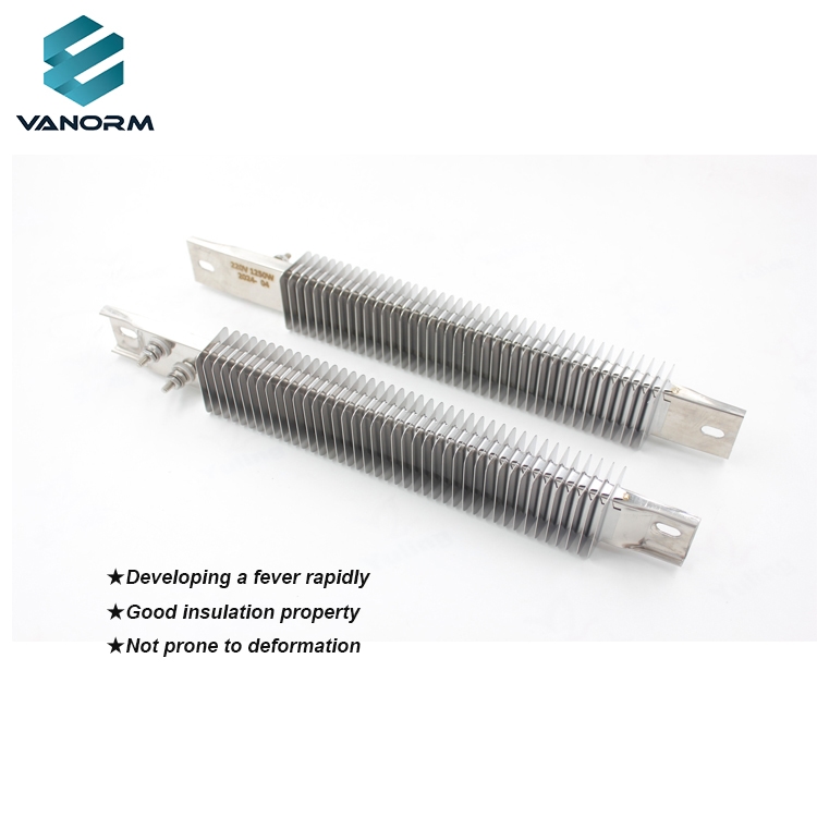 Customized 220V Stainless Steel Finned Air Strip Heating Element Automatic for Acrylic Plastic Bending Machine - Image 2