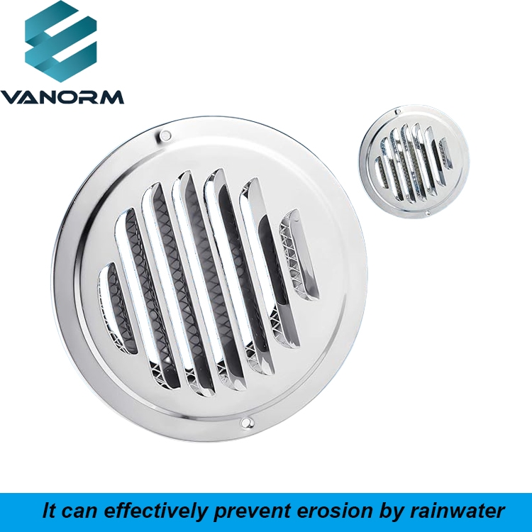 4 Inch Stainless Steel Air Outlet Vents Round Soffit Vents Dryer Vent Cover Louver Grille Cover Ducting Air Ventilation - Image 4