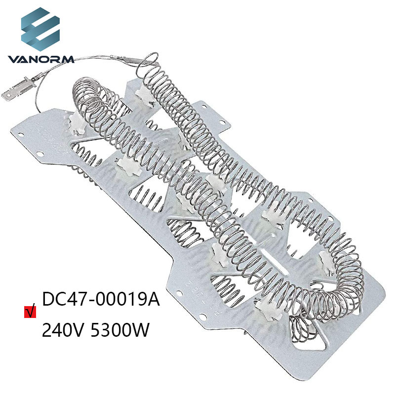 Élément chauffant de rechange pour sèche-linge DC47-00019A, équipement de chauffage, 240V, 5300W