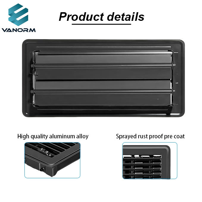 Heavy Duty 4x10 Home Floor Wall Ceiling Rust-Proof Finish Registers Grilles Vents Modern Style Floor Vents Covers - Image 3