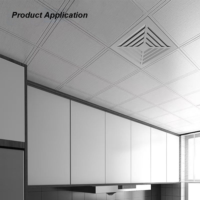 Square Diffuser Supply Air Outlet ABS Plastic Central Air Conditioning Unit With Regulating Valve Exhaust Air Outlet Ventilation - Image 6