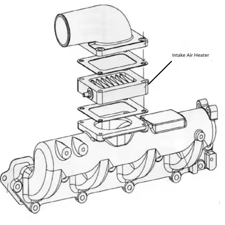 Customizable Stainless Steel Diesel Air Heater Intake Preheater Engine Block HeaterIntake Preheater Engine Block Heater - Image 6