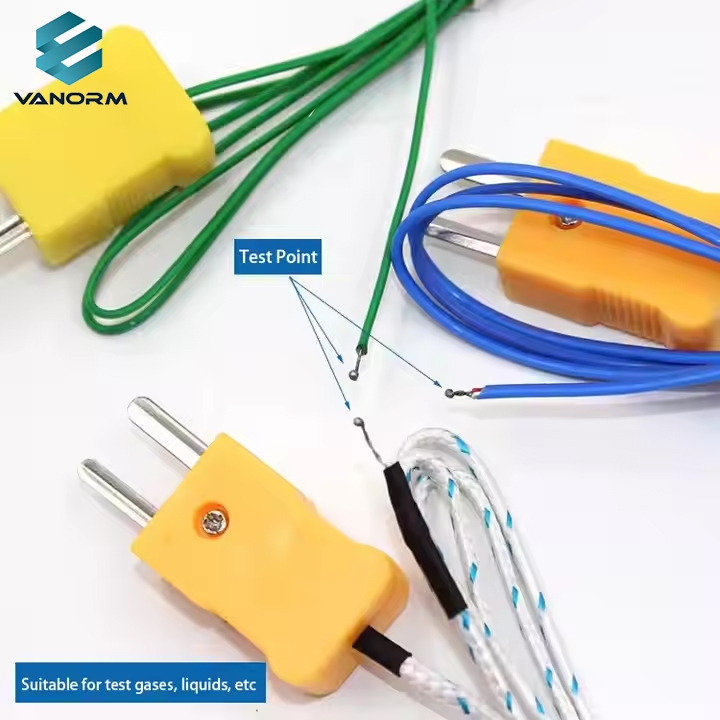K-type Thermocouple Probe Temperature Measurement Wire Temperature Sensing Wire WRNT-010 Concrete Temperature Measurement Probe - Imagem 4