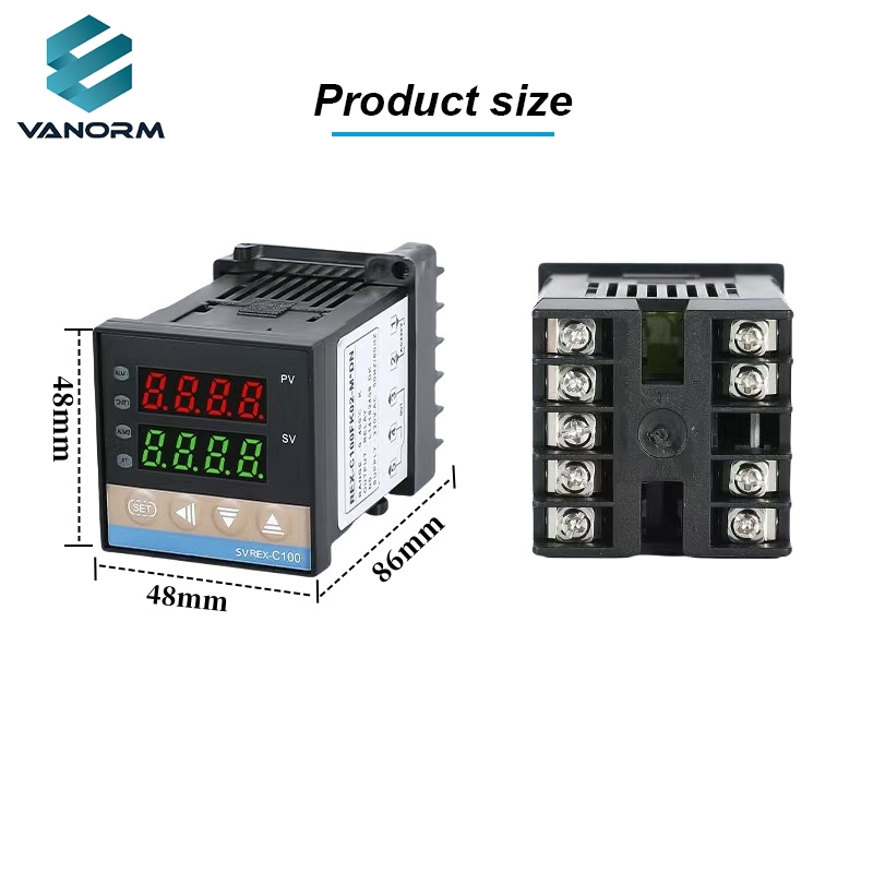 REX-C100 Temperature Controller Is a High-precision Digital Display Intelligent Automatic Temperature and Humidity Controller - Image 2