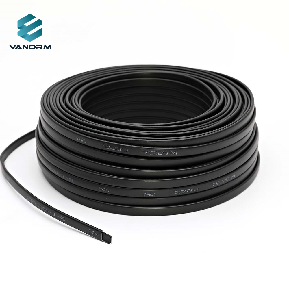 220V 20W/M Self-Regulating Heating Cable Pipe Heat Tracing for Industrial Roof Gutter Snow Melting - Image 5