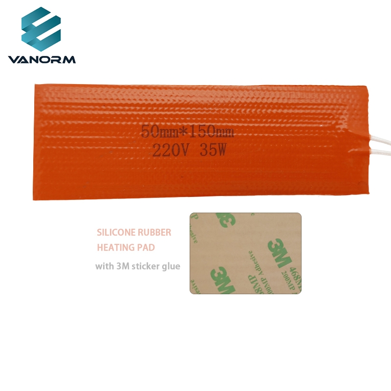 50x150mm Silicone Rubber Heating Plate Adjustable Temperature Silicone Rubber Electric Heating Plate Heating Sheet 220V 35W - Image 4