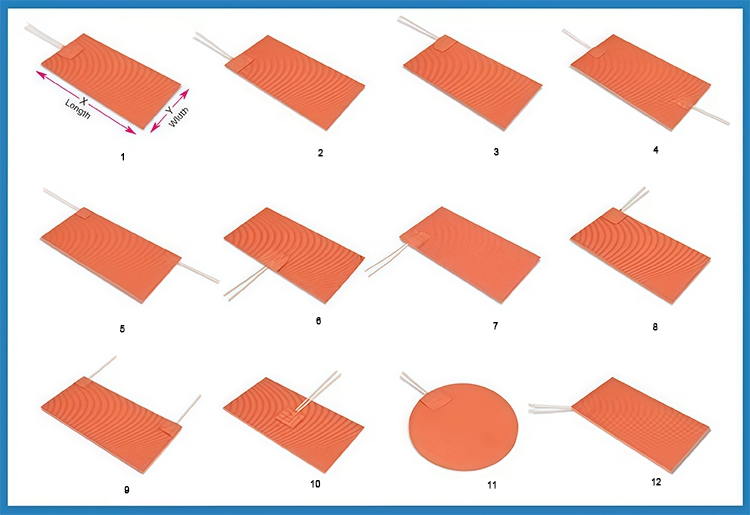 50x150mm Silicone Rubber Heating Plate Adjustable Temperature Silicone Rubber Electric Heating Plate Heating Sheet 220V 35W - Image 5