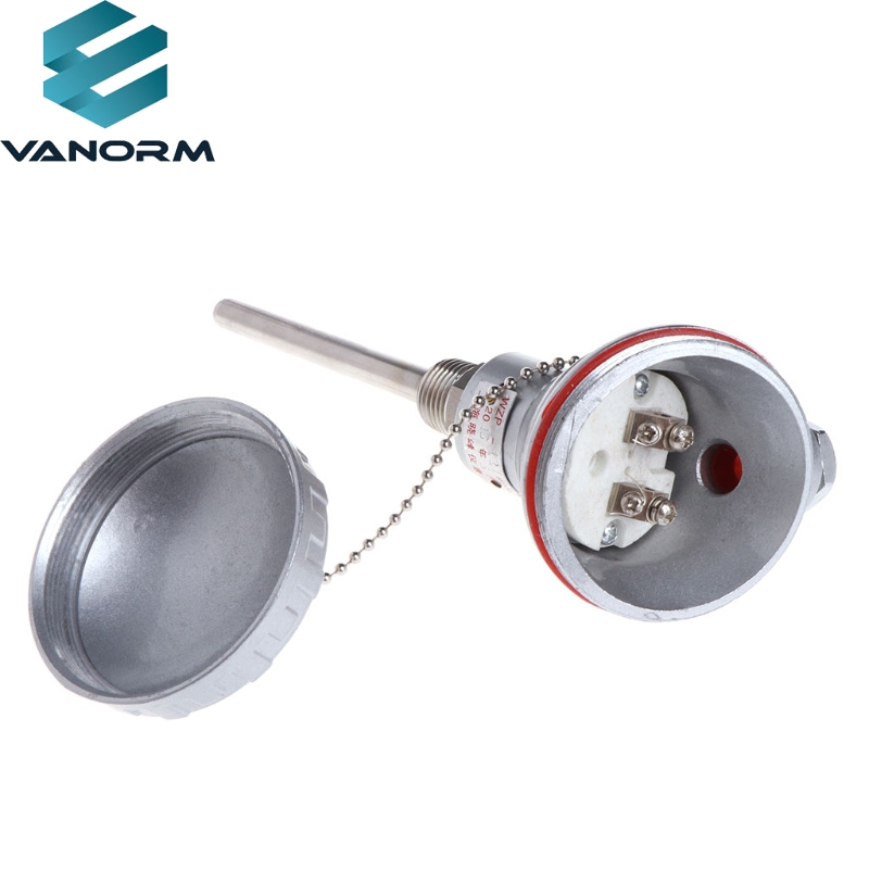PT100 Temperature Sensor Probe K-type Integrated Temperature Transmitter Armored Platinum Resistance Thermometer