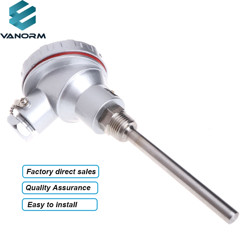 PT100 Temperature Sensor Probe K-type Integrated Temperature Transmitter Armored Platinum Resistance Thermometer - Image 4