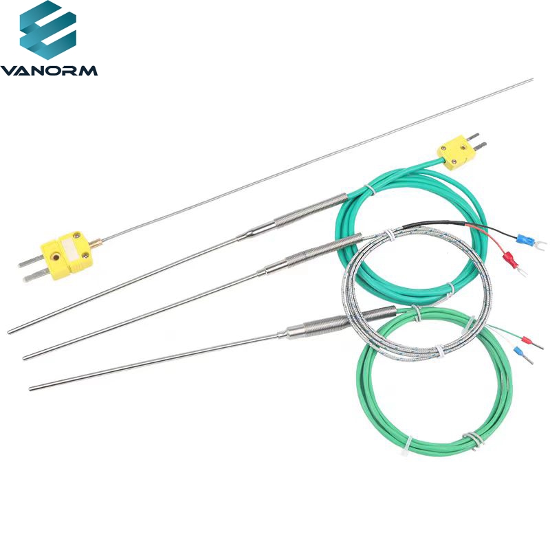 K-type Armored Thermocouple WRNK-191 Probe Temperature Sensor PT100/E/J High-precision Thermal Resistance Probe
