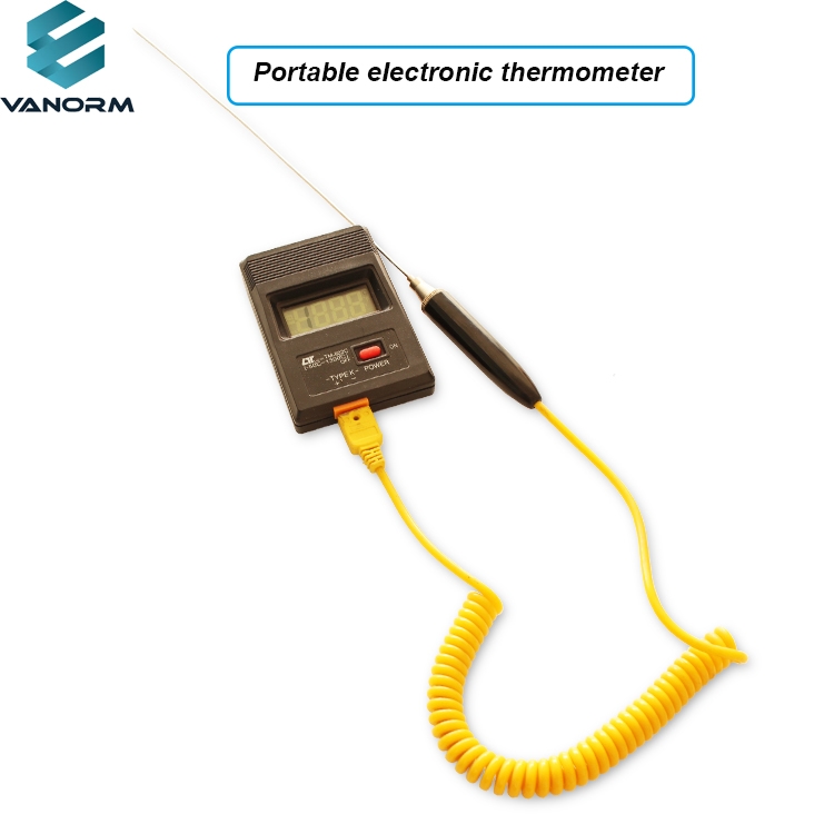 Portable Electronic Thermometer for Oil Temperature Water Temperature Flame Asphalt Concrete Temperature Measuring Instrument - Pilt 2