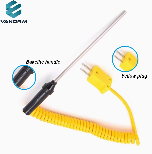 Portable Electronic Thermometer for Oil Temperature Water Temperature Flame Asphalt Concrete Temperature Measuring Instrument - Pilt 3