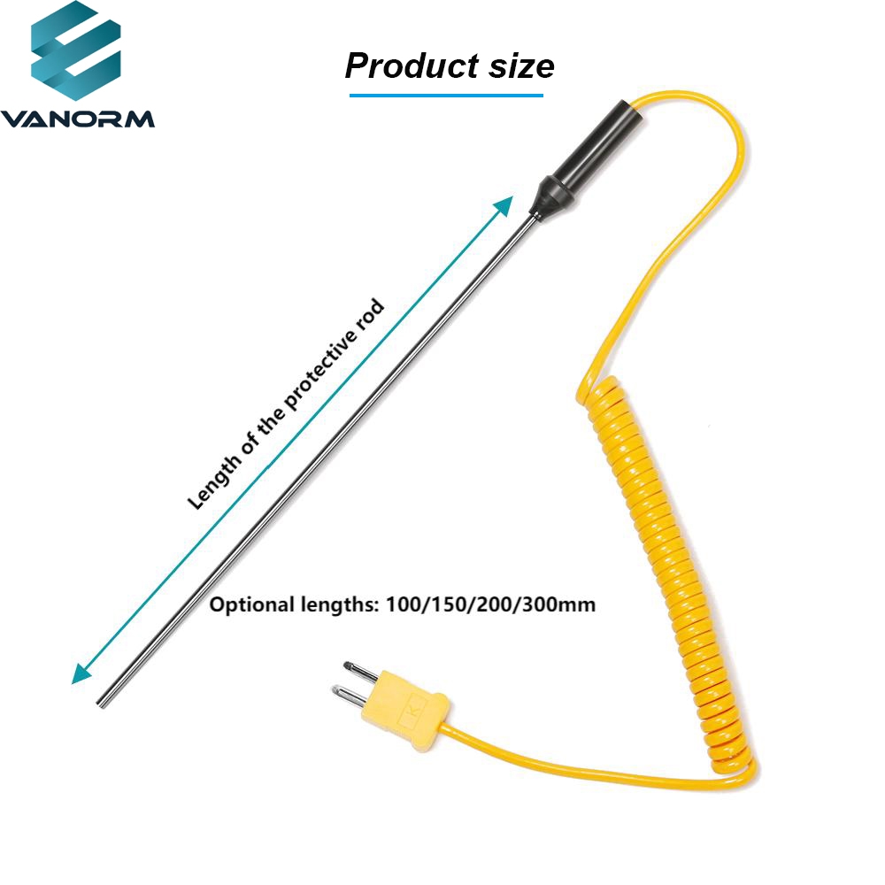 Portable Electronic Thermometer for Oil Temperature Water Temperature Flame Asphalt Concrete Temperature Measuring Instrument - Pilt 4