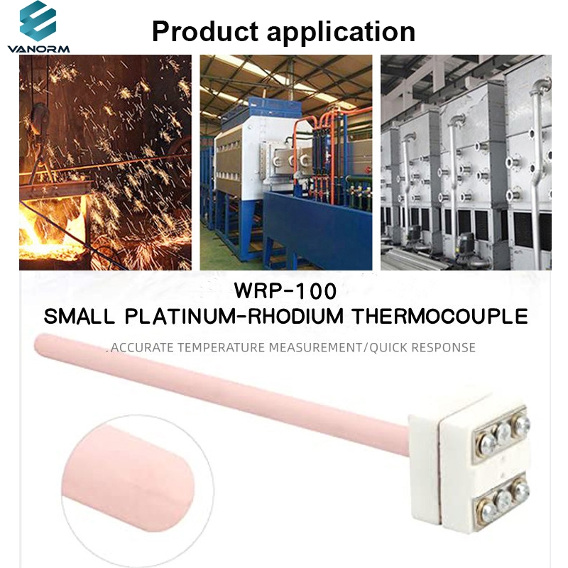 WRP-100 B Type R Probe Sensor Small Platinum-rhodium Thermocouple Dedicated to High-temperature Muffle Furnaces - Image 6