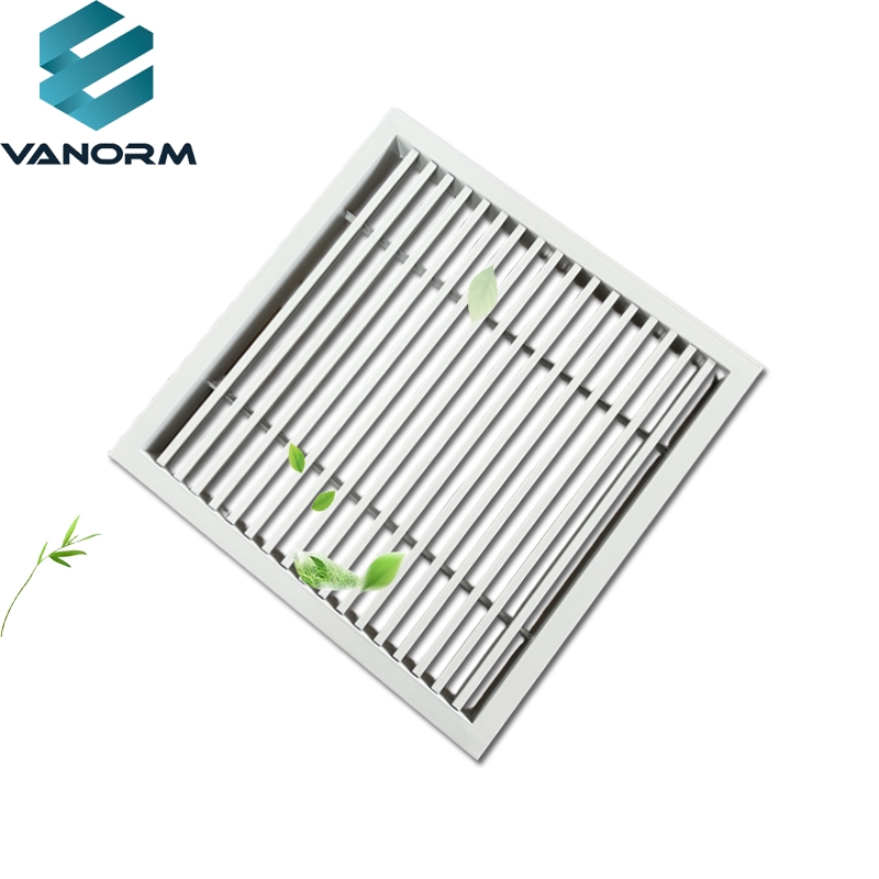 Modern 300x300mm Aluminum Alloy Ventilation Grille Industrial Versatile Square Return Air Vent for Office Outdoor Basement Use