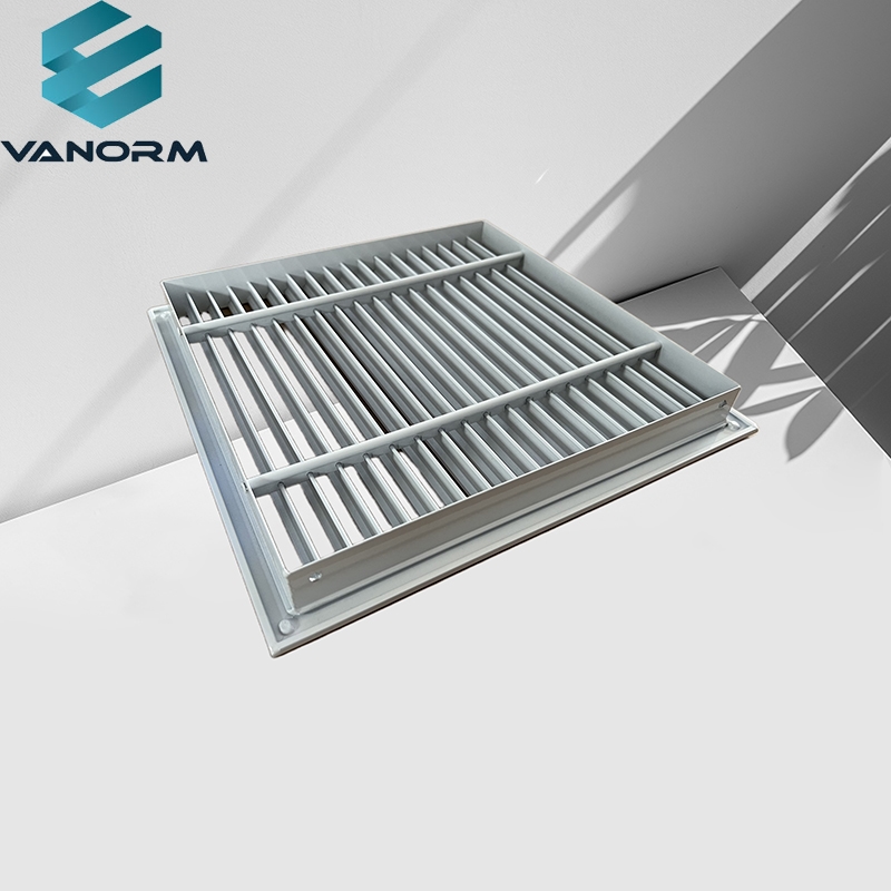Modern 300x300mm Aluminum Alloy Ventilation Grille Industrial Versatile Square Return Air Vent for Office Outdoor Basement Use - Bild 4