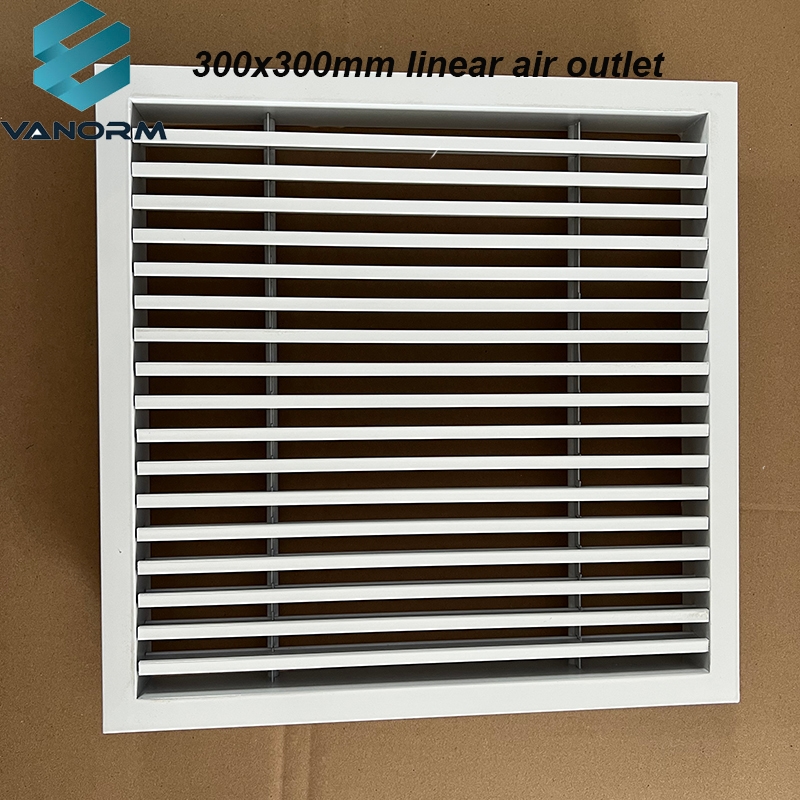 Modern 300x300mm Aluminum Alloy Ventilation Grille Industrial Versatile Square Return Air Vent for Office Outdoor Basement Use - Bild 5