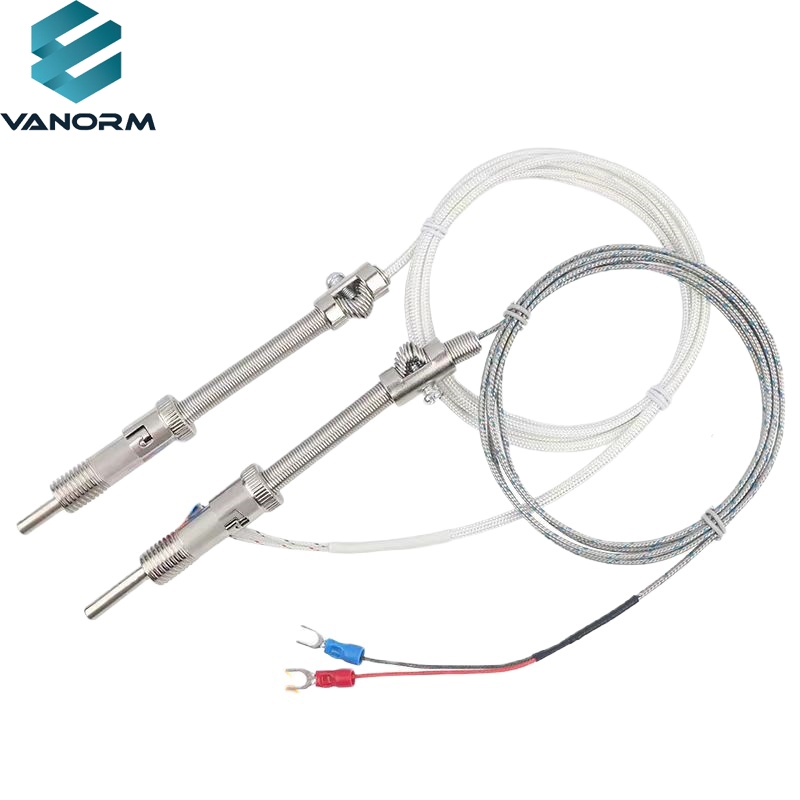 WRNT01 Press Spring Temperature Sensor Injection Molding Machine Temperature Sensor Probe K-type and E-type