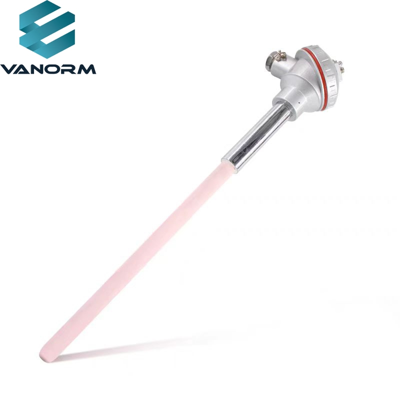 S-type Platinum-rhodium Thermocouple WRP-130B Type R Type High-temperature Corundum Tube Thermocouple Temperature Sensor