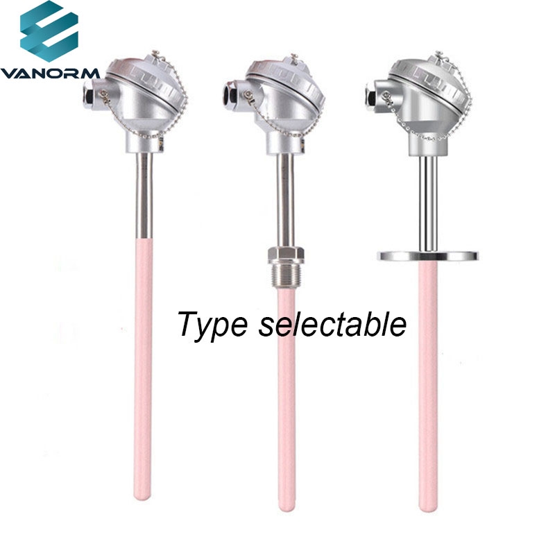 S-type Platinum-rhodium Thermocouple WRP-130B Type R Type High-temperature Corundum Tube Thermocouple Temperature Sensor - ภาพ 5