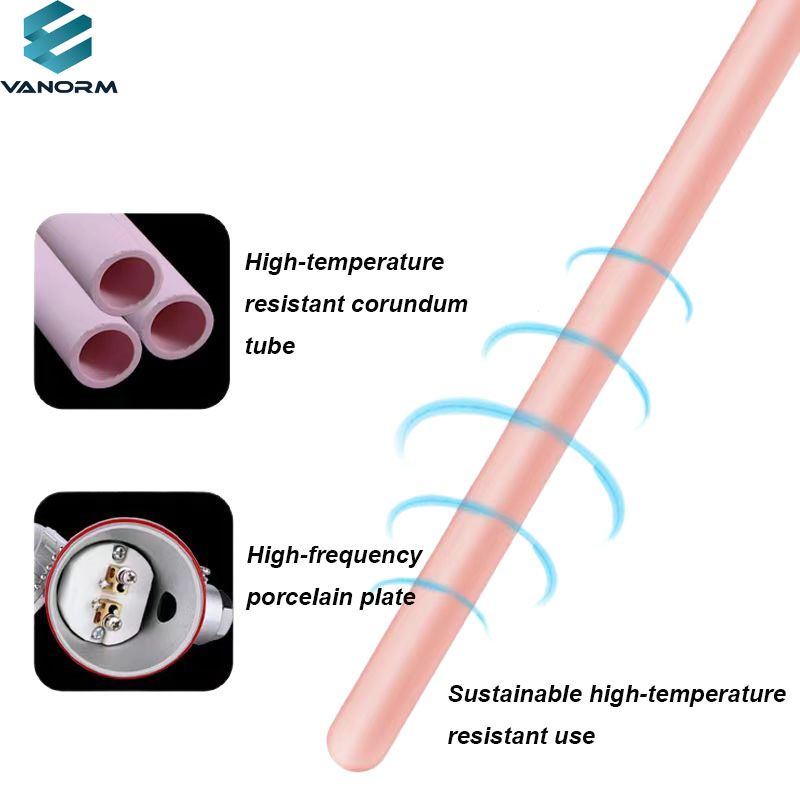S-type Platinum-rhodium Thermocouple WRP-130B Type R Type High-temperature Corundum Tube Thermocouple Temperature Sensor - ภาพ 6