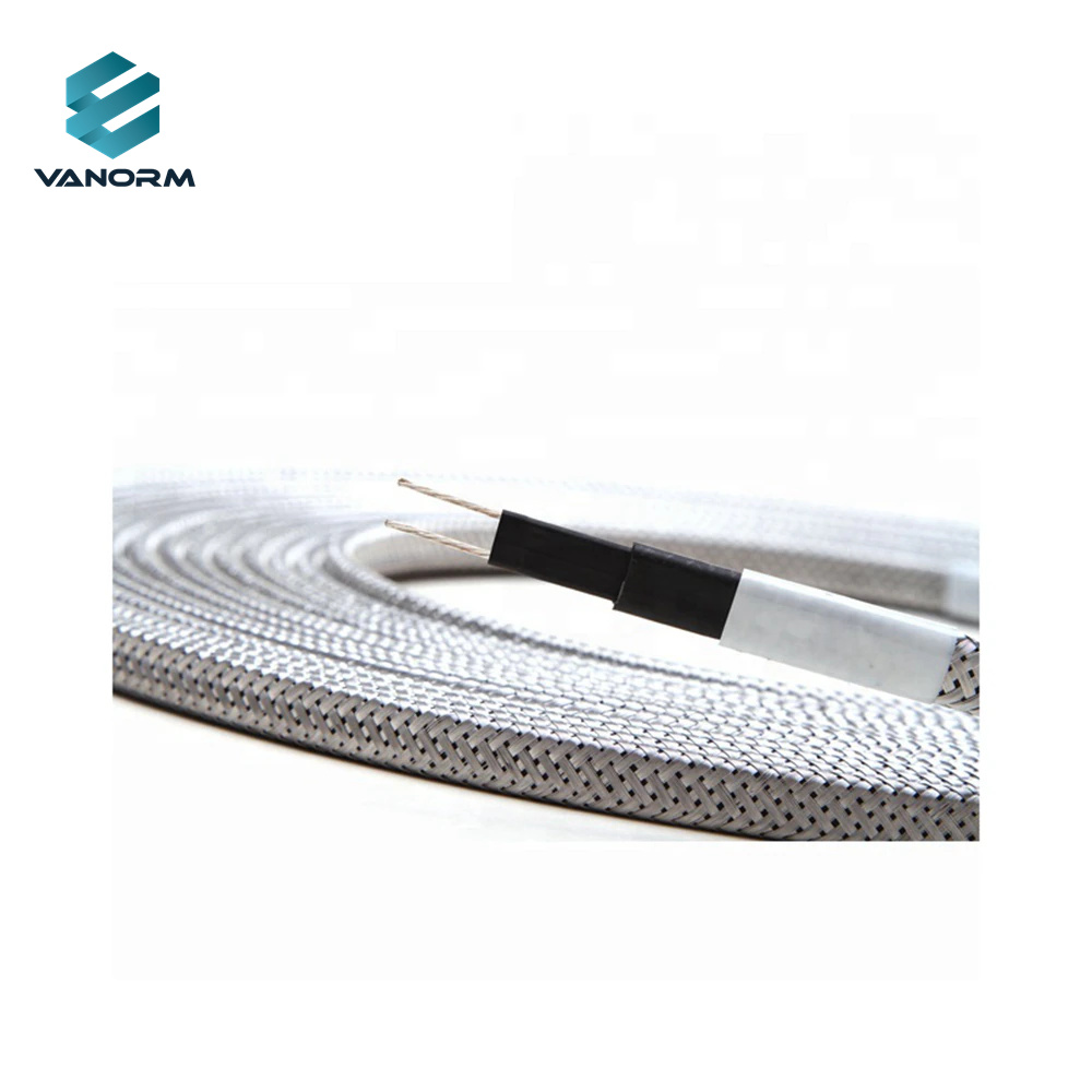 220V Polyolefin Insulated Self-Regulating Heat Trace Cable for Oil Industry Snow Melting Heat Regulation - Image 2